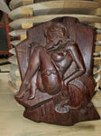 Beautiful Lady Relief Carving